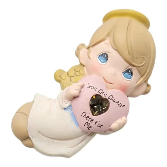 Avon Precious Moments Angel Pin You are Always There For Me Vintage 1999 - Picture 1 of 6